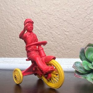 Vintage 1950s USA Rubber Boy on Trike – Auburn Toy Company​